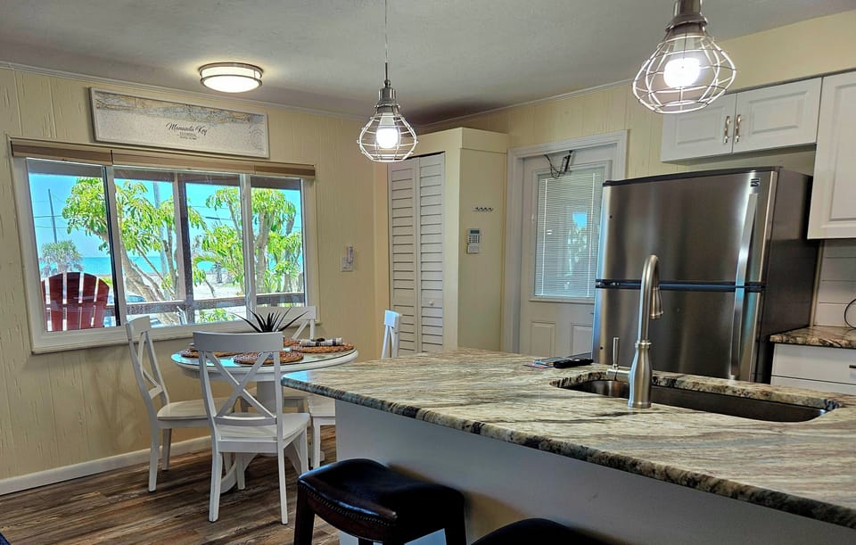 A fully stocked kitchen ensures you can prepare anything you desire.