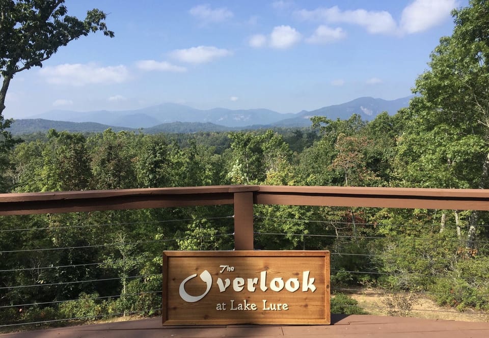 The Overlook at Lake Lure has the best mountain views in Western North Carolina!