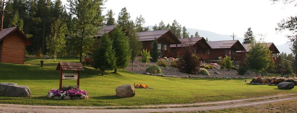 Cabins overlooking lovely grounds