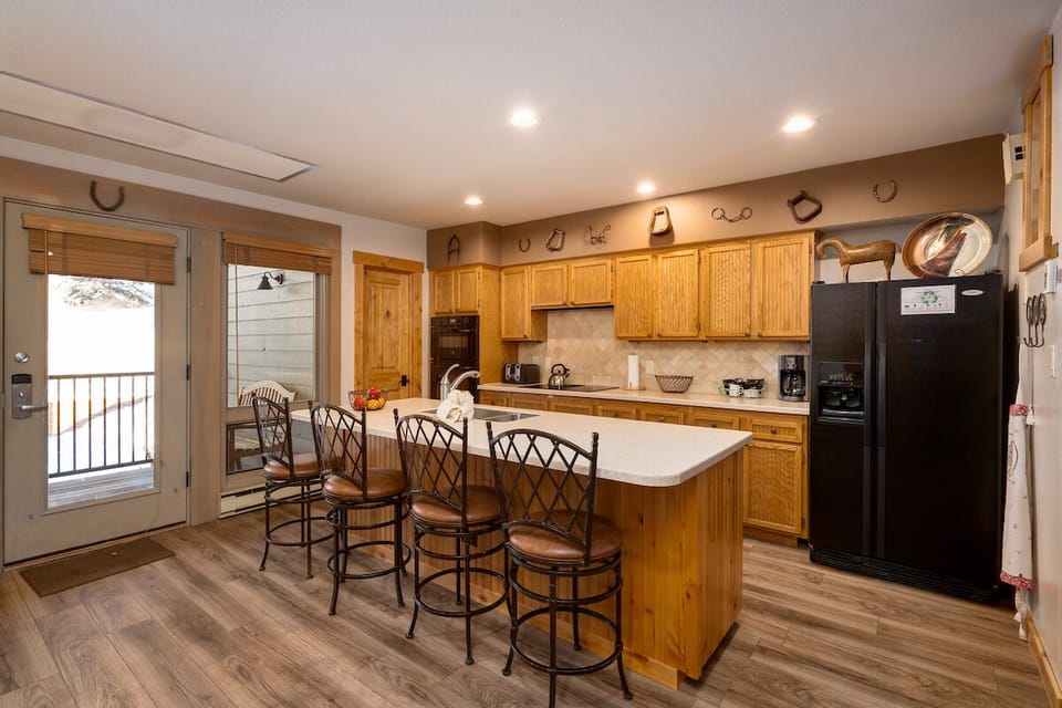 Balcony off of the Kitchen
