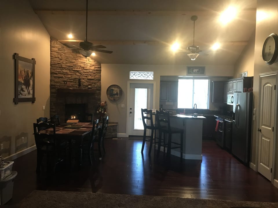 Kitchen and dining room