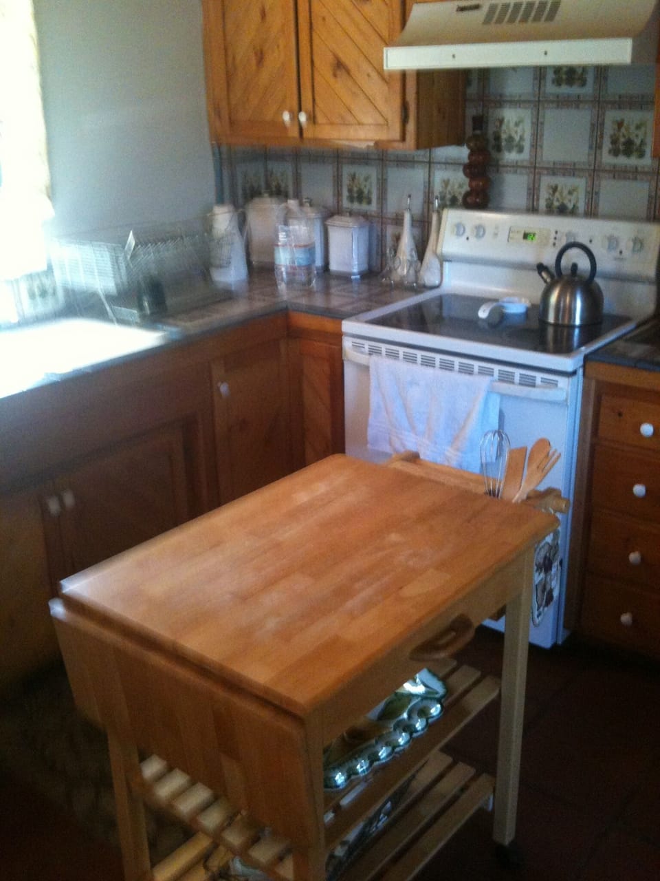 Kitchen with moveable island!