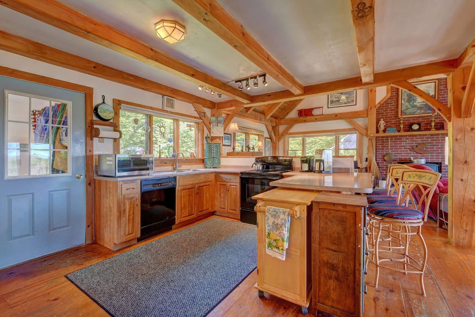 Fully stocked kitchen