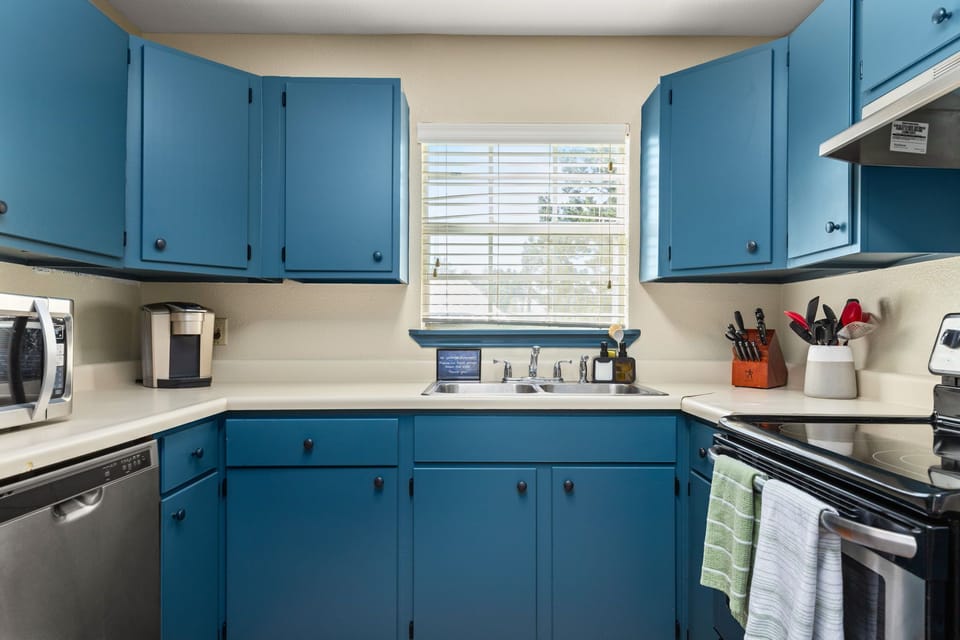 Fully stocked kitchen