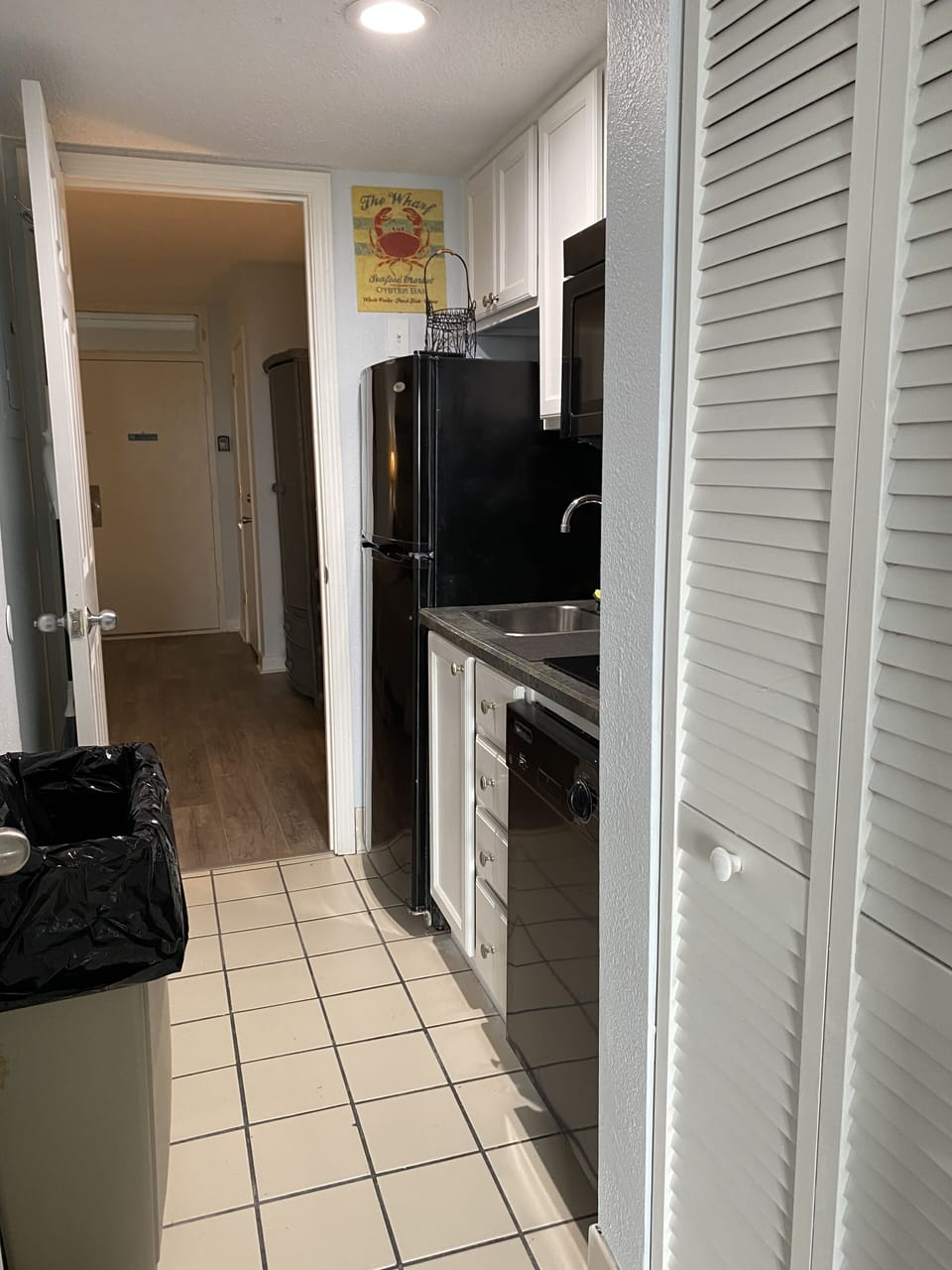Galley style kitchen