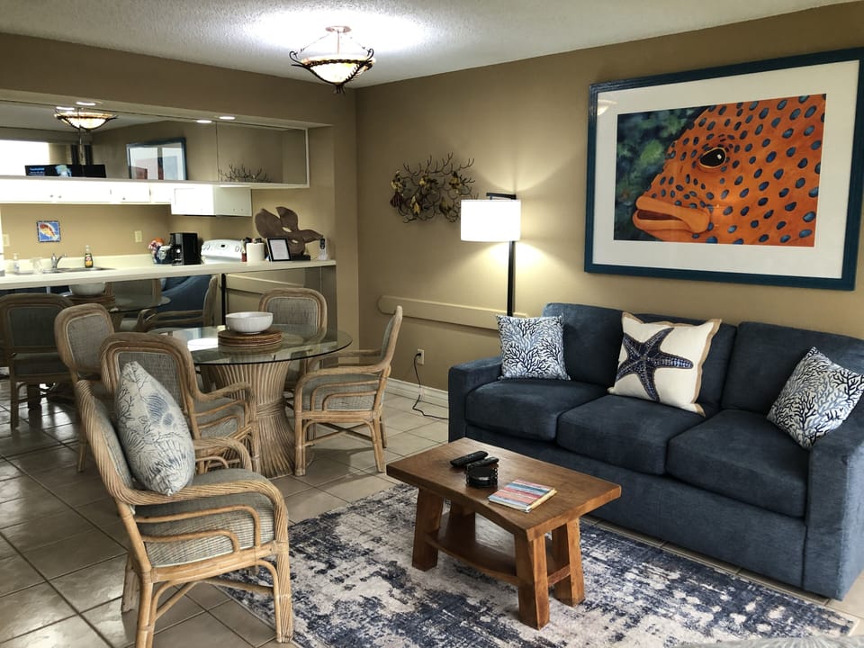 Living Room and Dining Area