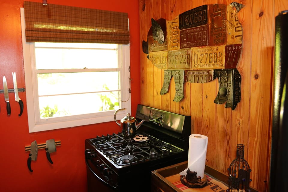 Galley Kitchen includes Stove and Oven