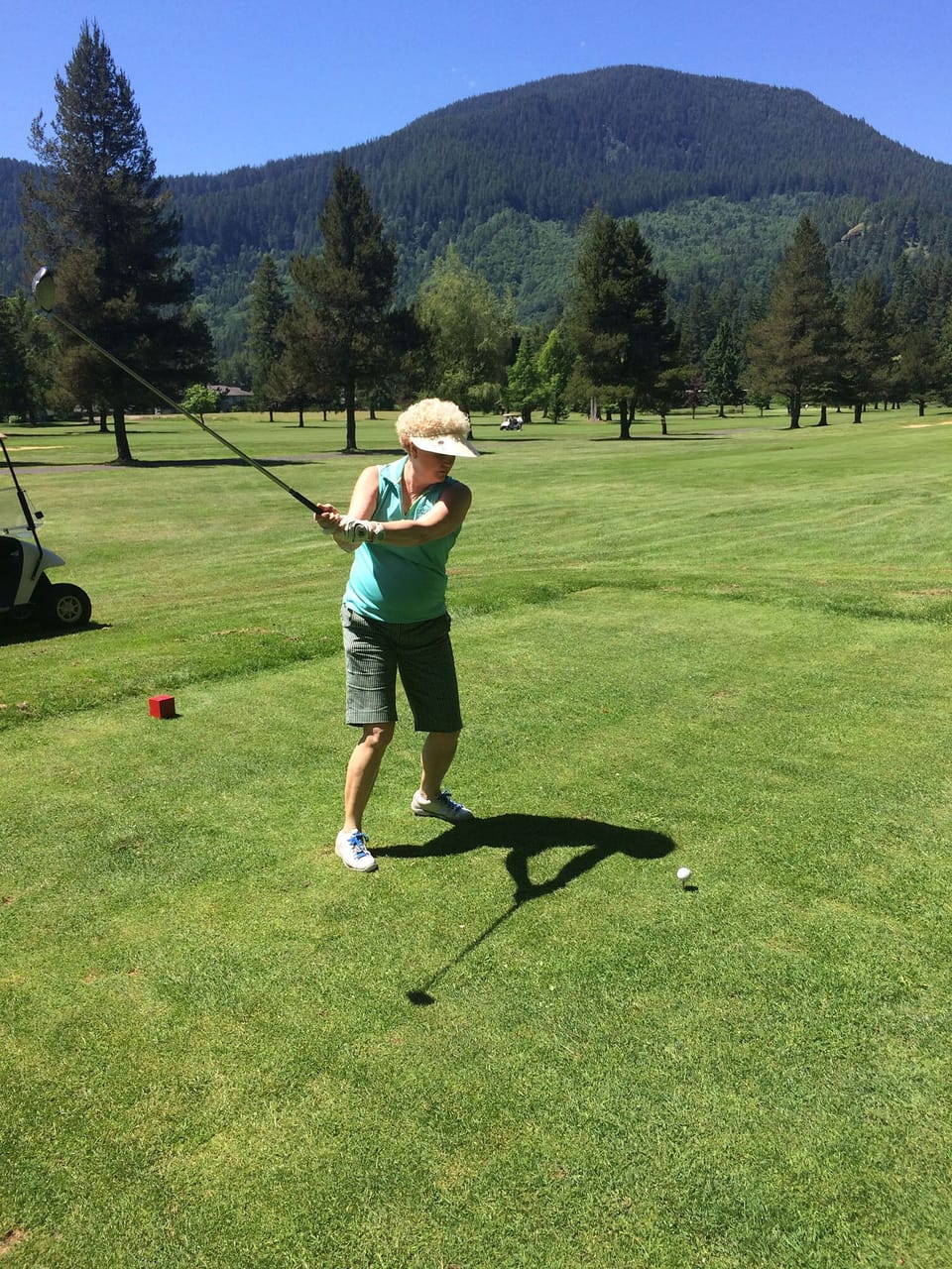 This great golf and wonderful view is right across the street.