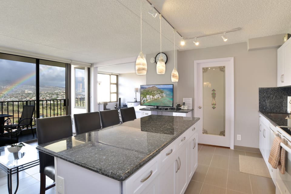Granite Counter for Food Preparation and Meals