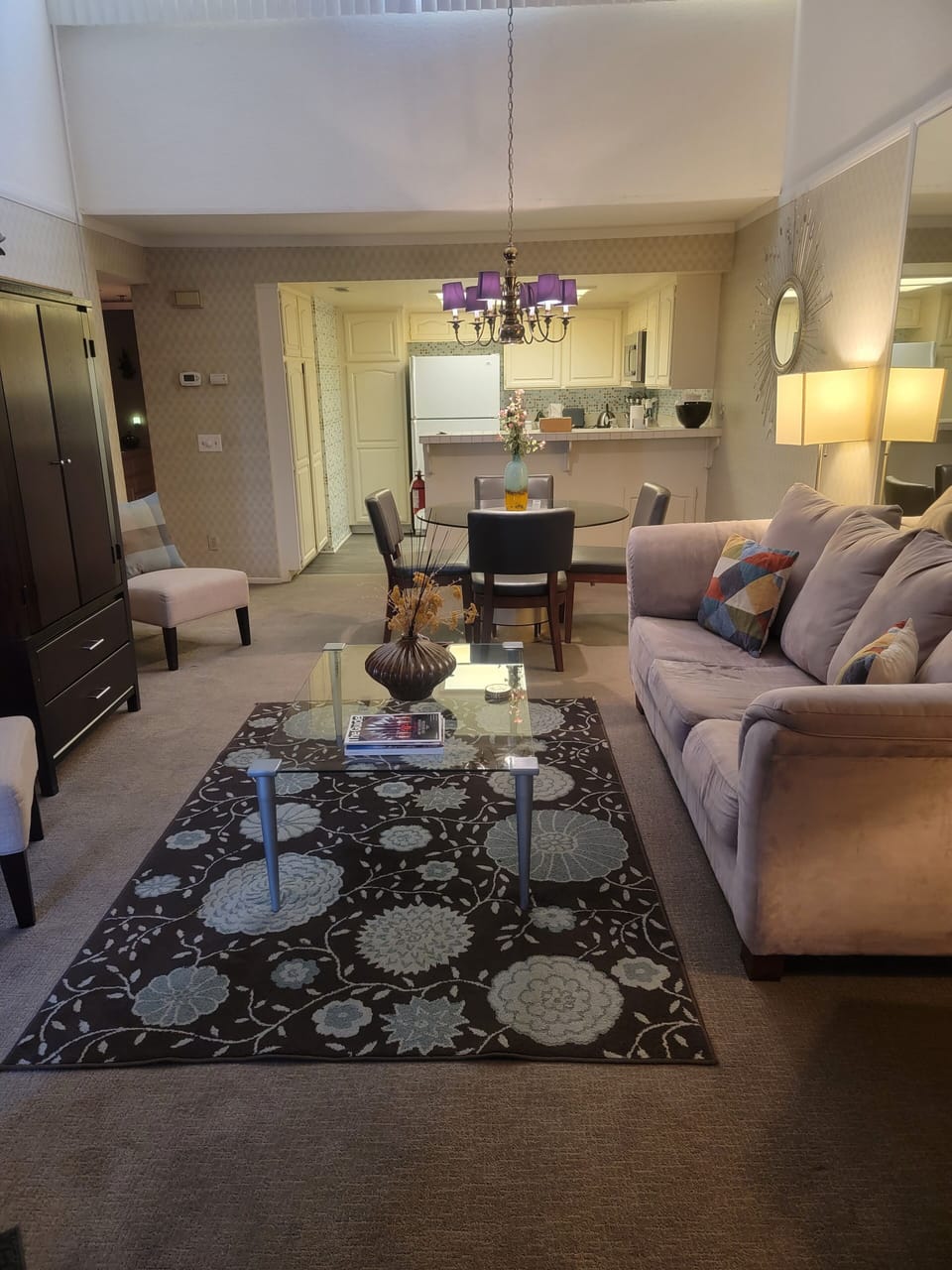 Living Room and Dining Area