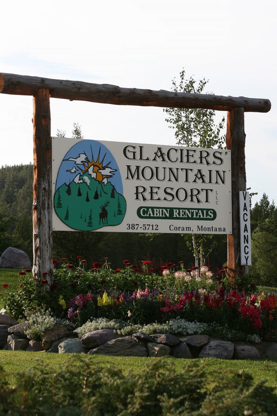 Watch for the sign just off Hwy 2 