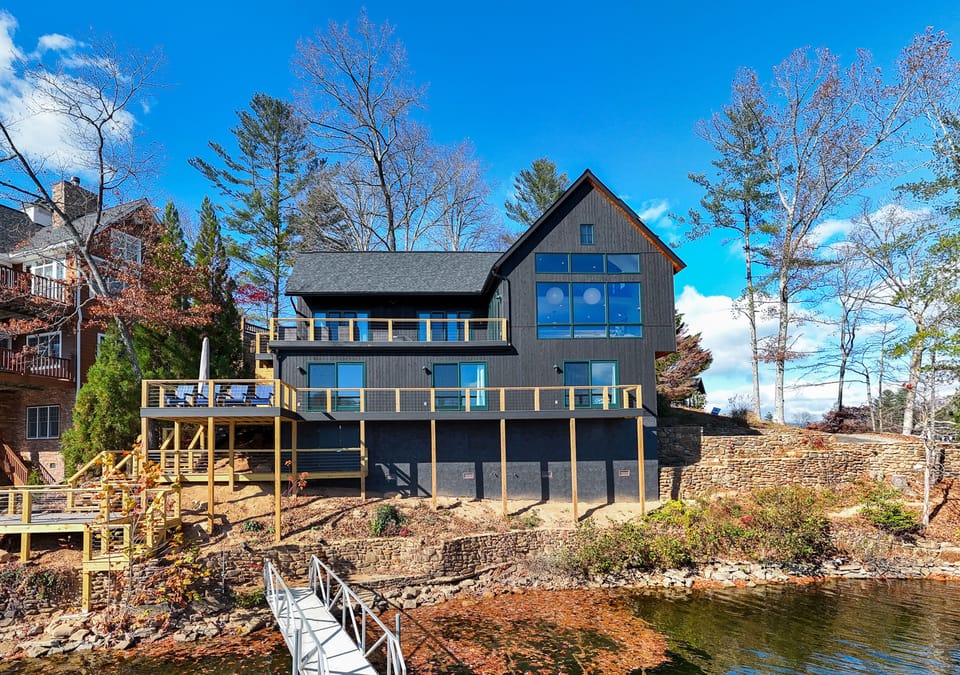 View of house from the water