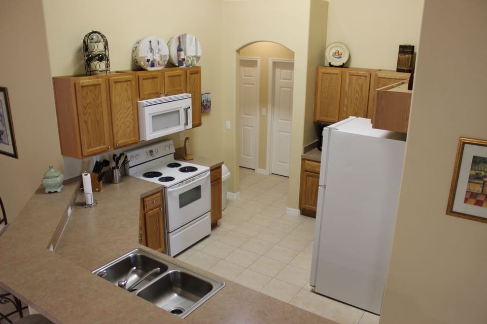 Our gourmet kitchen is fully equipped to cook any meal you'd like! 