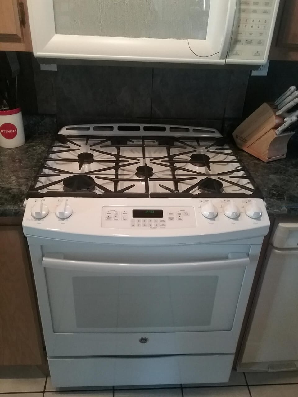 Five burner stove