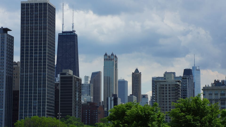 View from Lincoln Park (the actual Park)