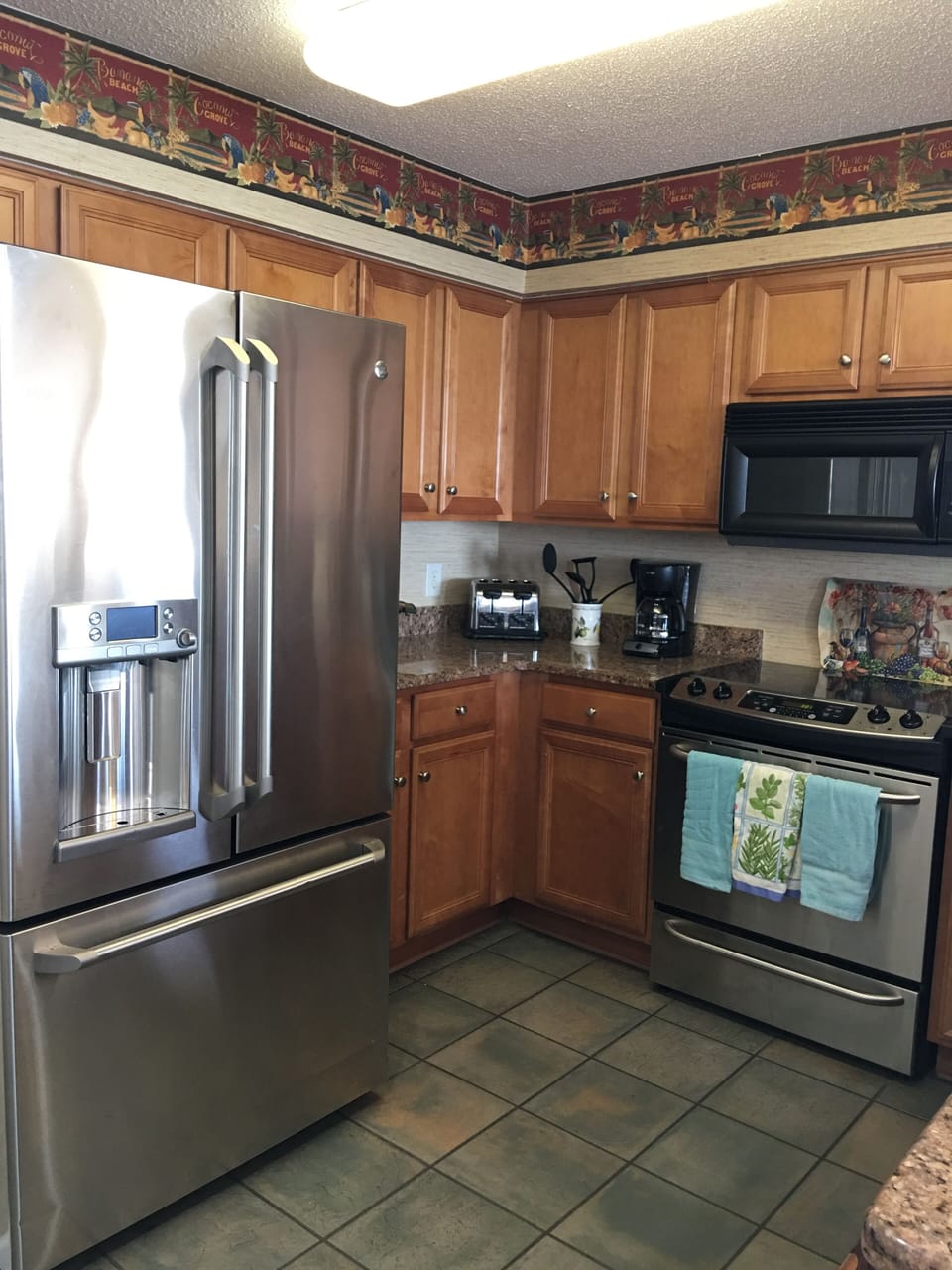 Kitchen with new appliances 