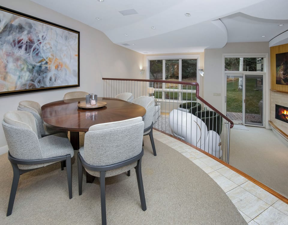 Dining Area/Living Room View