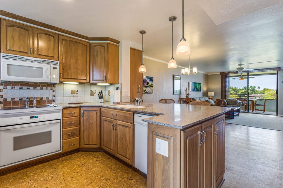 Newly remodeled kitchen