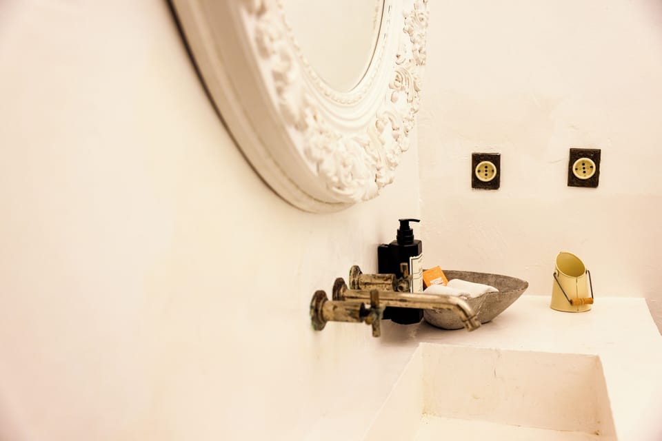 Shower, free toiletries, hair dryer, bathrobes