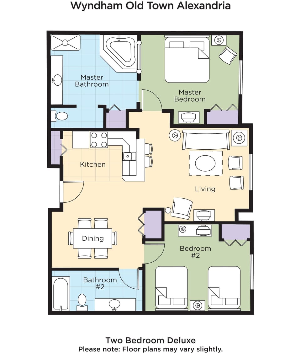 Standard Condo, 2 Bedrooms, Non Smoking | 1 bedroom, iron/ironing board, WiFi (free), bed sheets