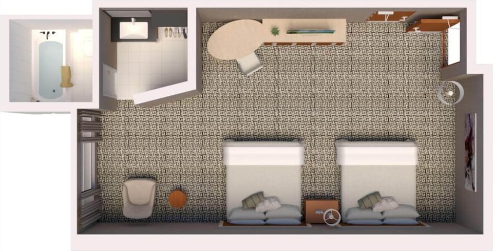 Premium bedding, in-room safe, desk, laptop workspace