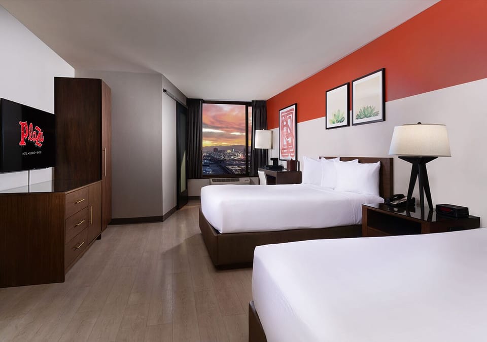Luxe Room | Premium bedding, in-room safe, desk, laptop workspace