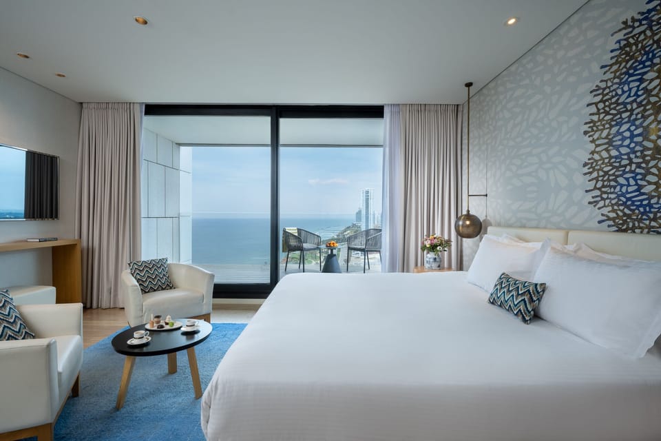 Premium Double or Twin Room, Balcony, Sea View | Minibar, in-room safe, desk, soundproofing