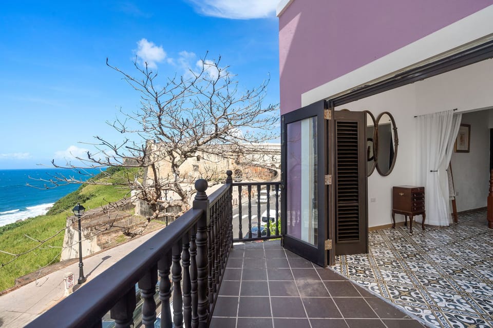 View from the balcony in master bedroom.