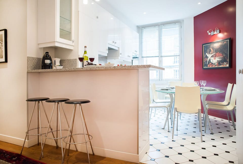 Start your day with French treats at the breakfast bar.