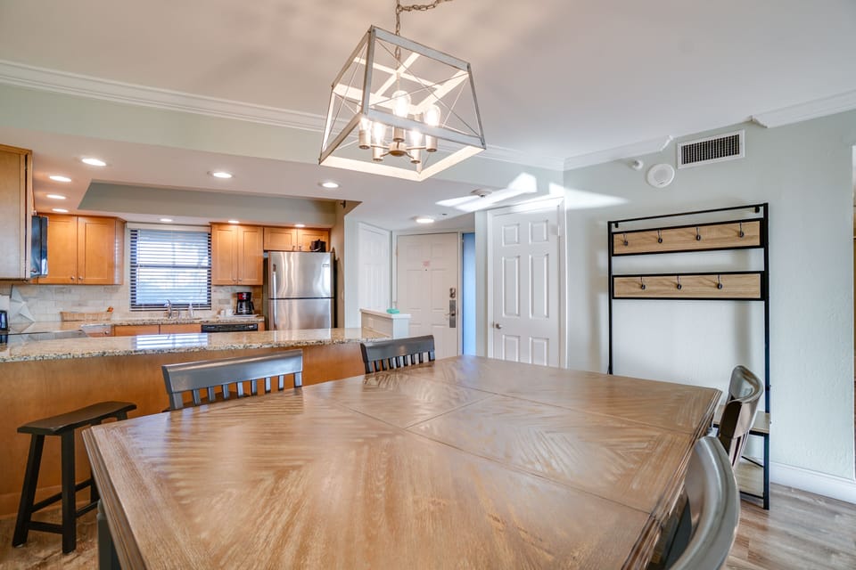 Counter height dining table and 
bar