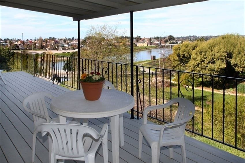 View from the back deck