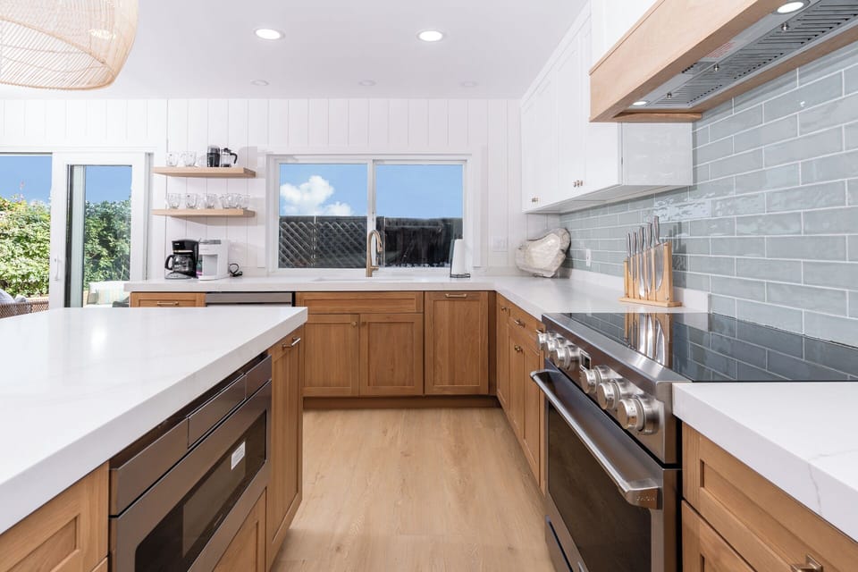 All newly remodeled kitchen with new upgraded stainless steel appliances.