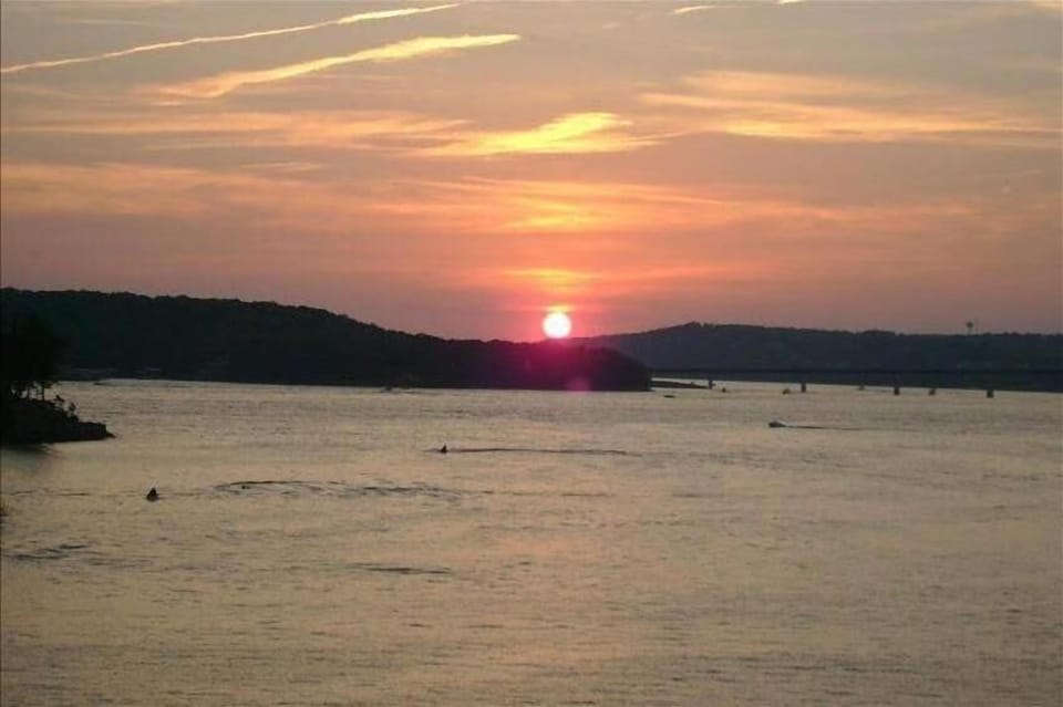 The Million Dollar View 
45 feet above the lake on the back deck.