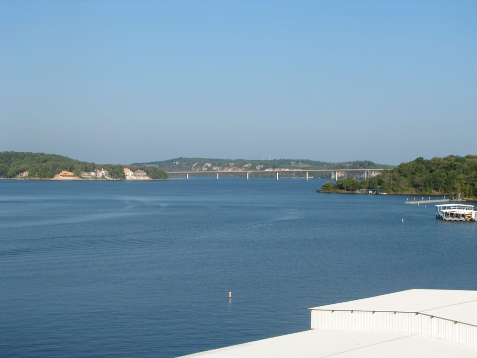 2 Mile view of the main channel from the back deck 45 feet above the lake.