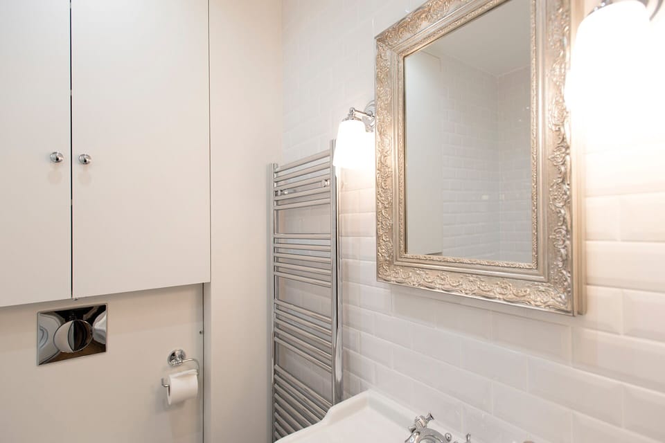 You will love the stylish touches in bathroom 2.