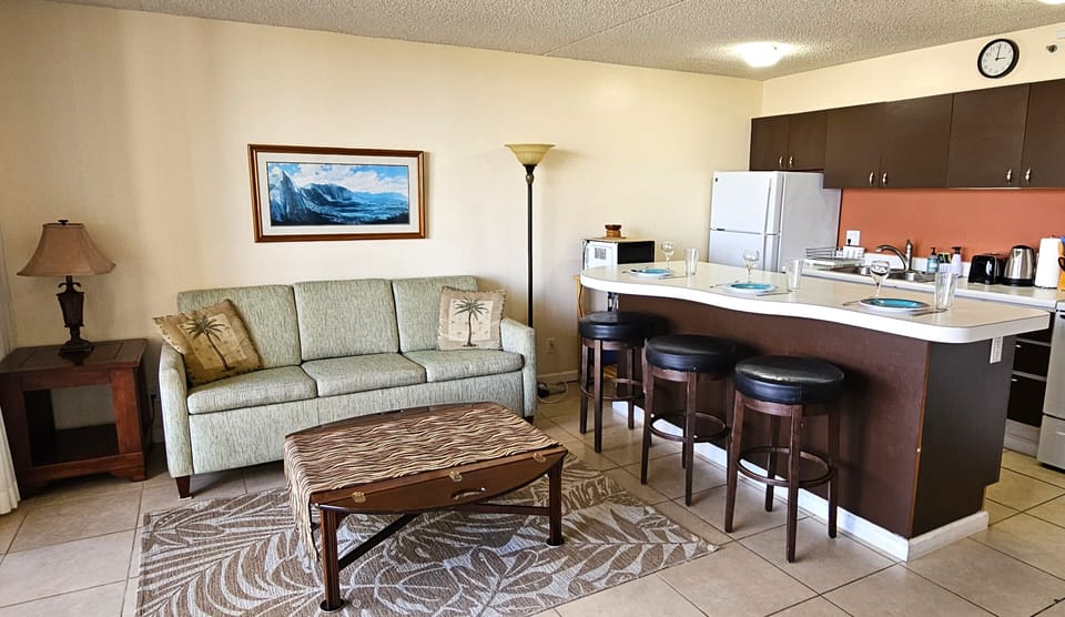 Kitchen , Living, and Dining Room