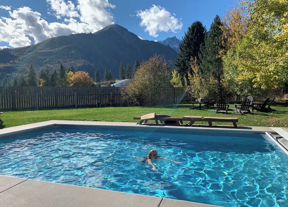 seasonal heated pool