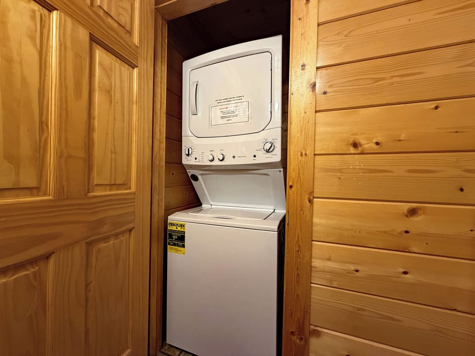 Washer and Dryer accessible from kitchen area