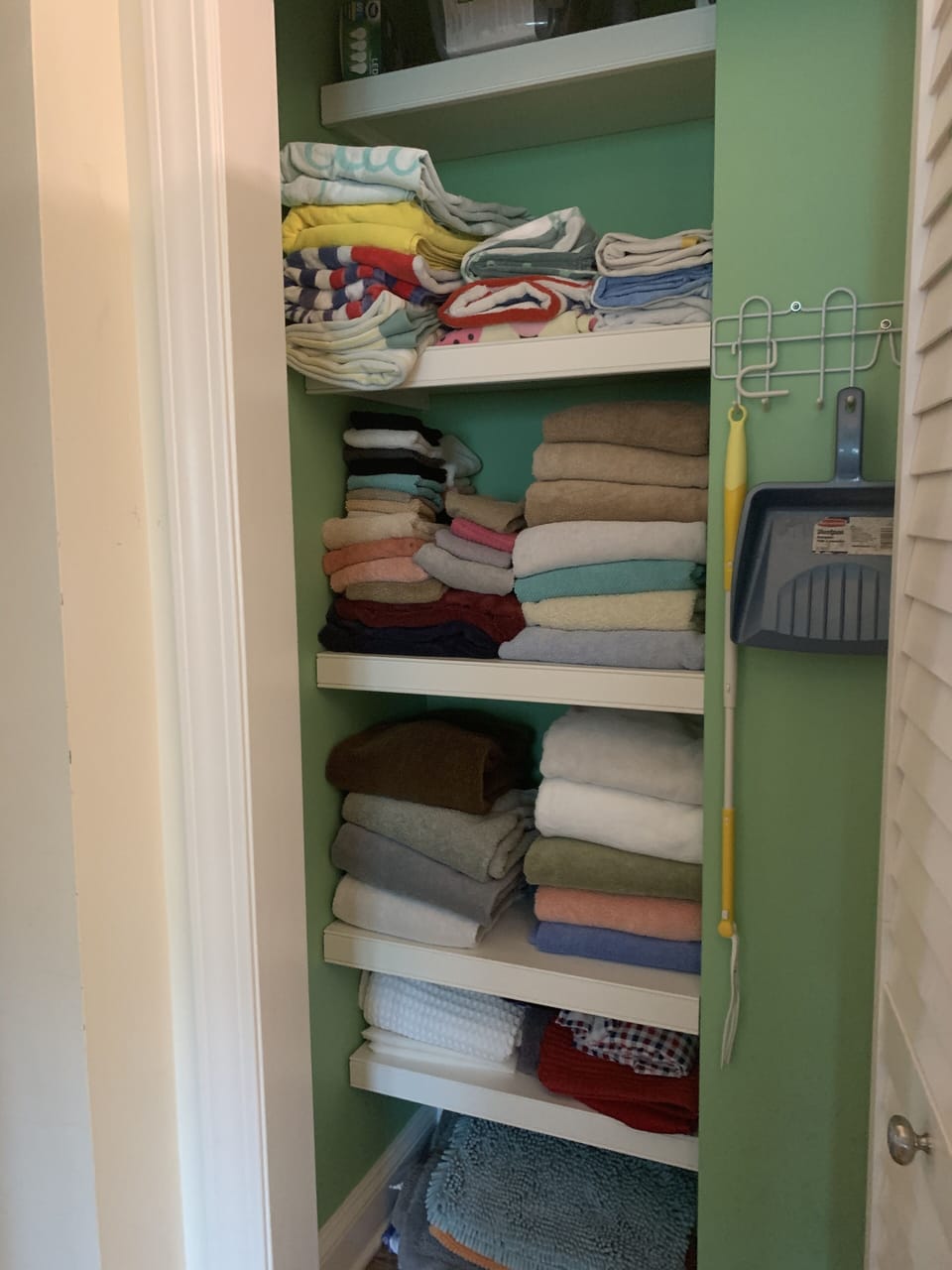 Plenty of towels including beach towels.