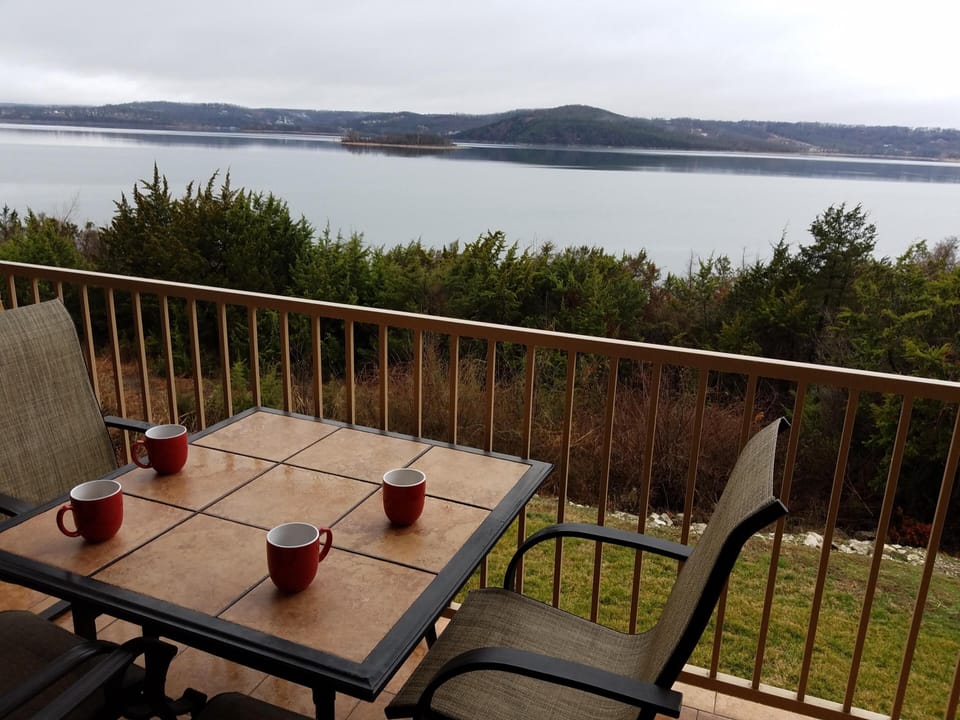 Lake view from balcony