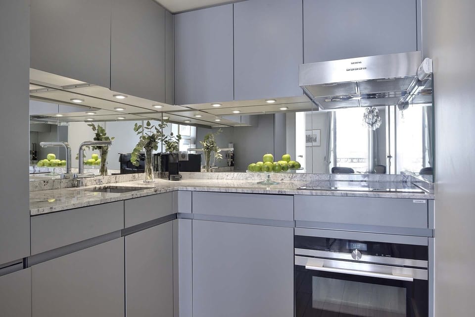 Sleek kitchen