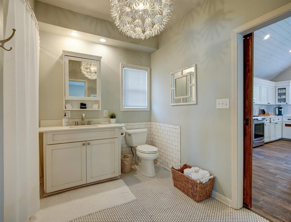 The Master bathroom
