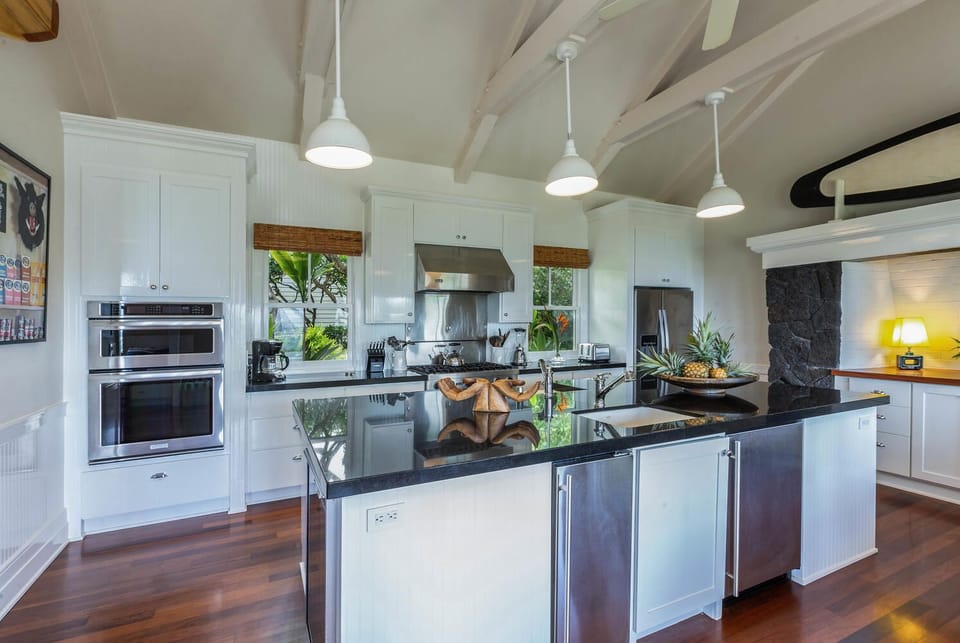 Under counter ice maker, beverage fridge and wine cooler.