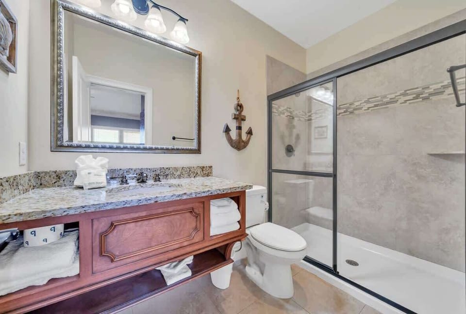 Thoughtfully Stocked with Towels & A Starter Set of Soaps & Amenities!
