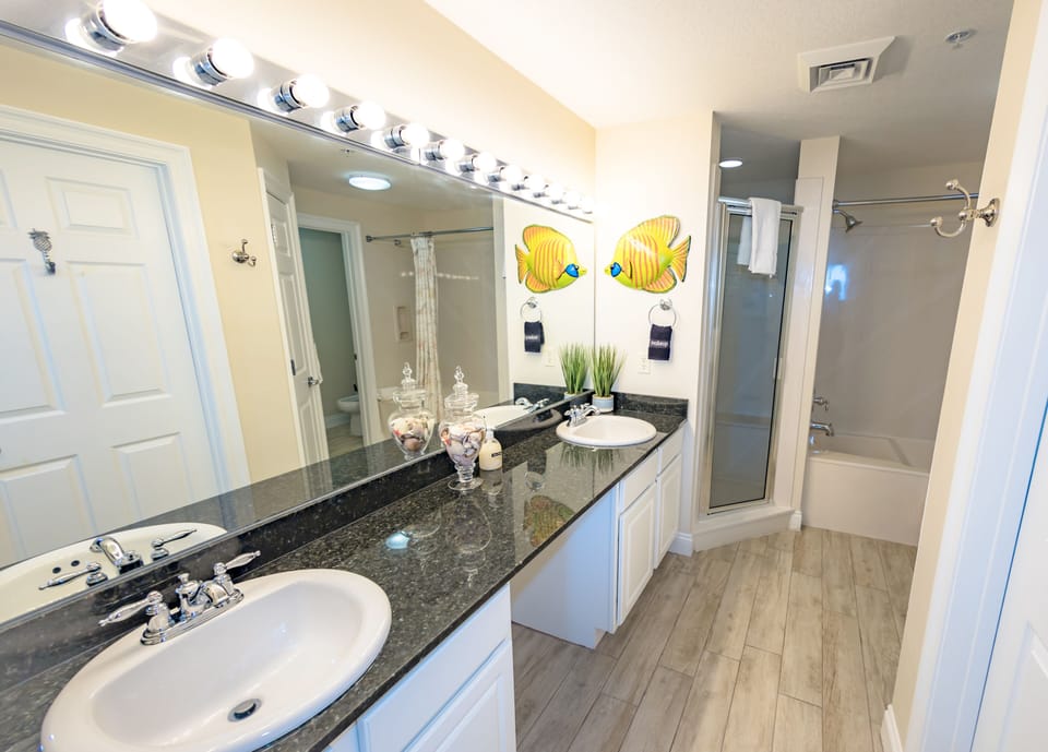 Master bath...