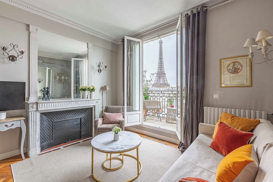 You'll find the same breathtaking views from the living room and bedroom.