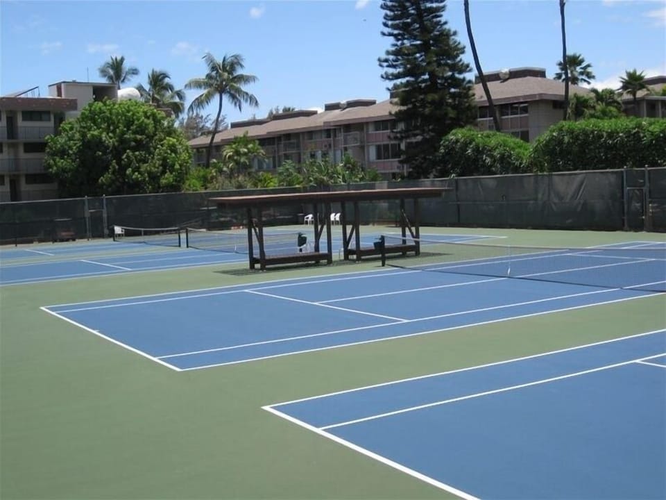 Tennis anyone?  Four well maintained tennis courts