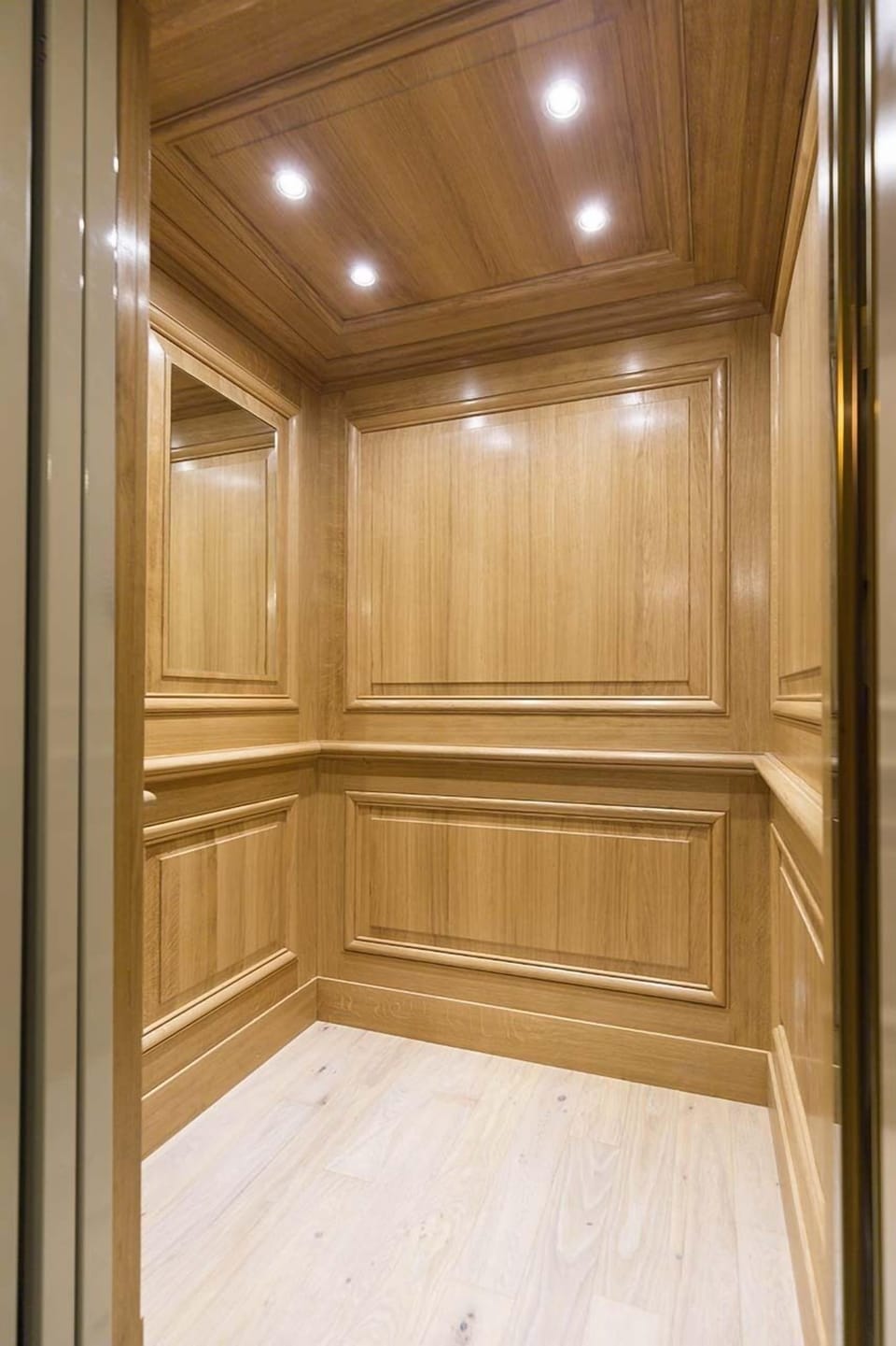 There is a practical separate half bath next to the kitchen.