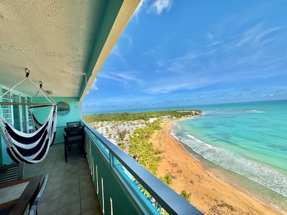 Balcony and beach