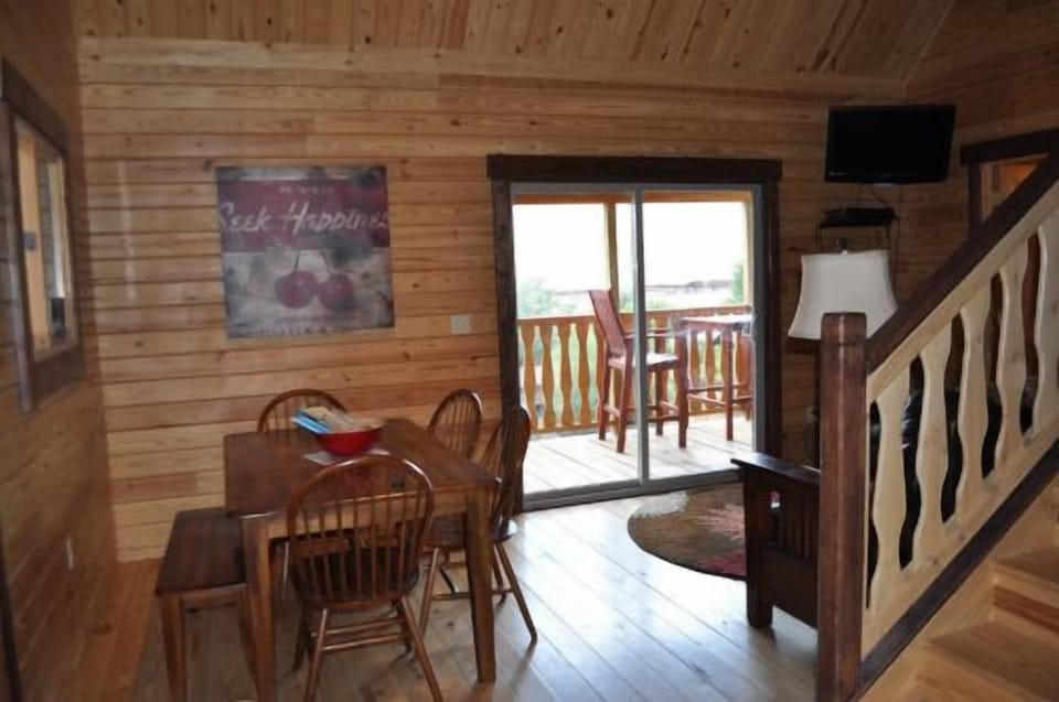 Just outside those sliding doors is the awesome Yellowstone River.